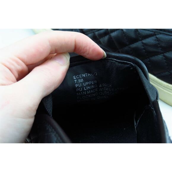Steve Madden Women Size 7.5‎ M Black Fashion Sneakers Synthetic - Picture 7 of 9